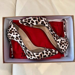 Christian Louboutin Leopard Pony Hair Pigalle Follies 100 Size 38
